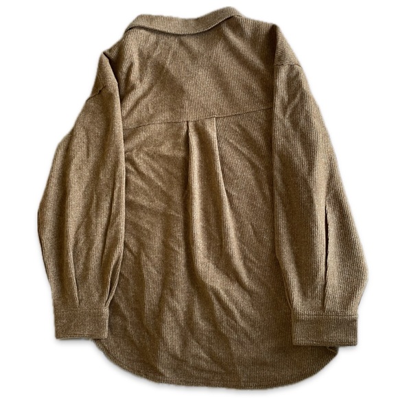 For the Republic Camel Brown Shacket Size XL - Picture 2 of 5